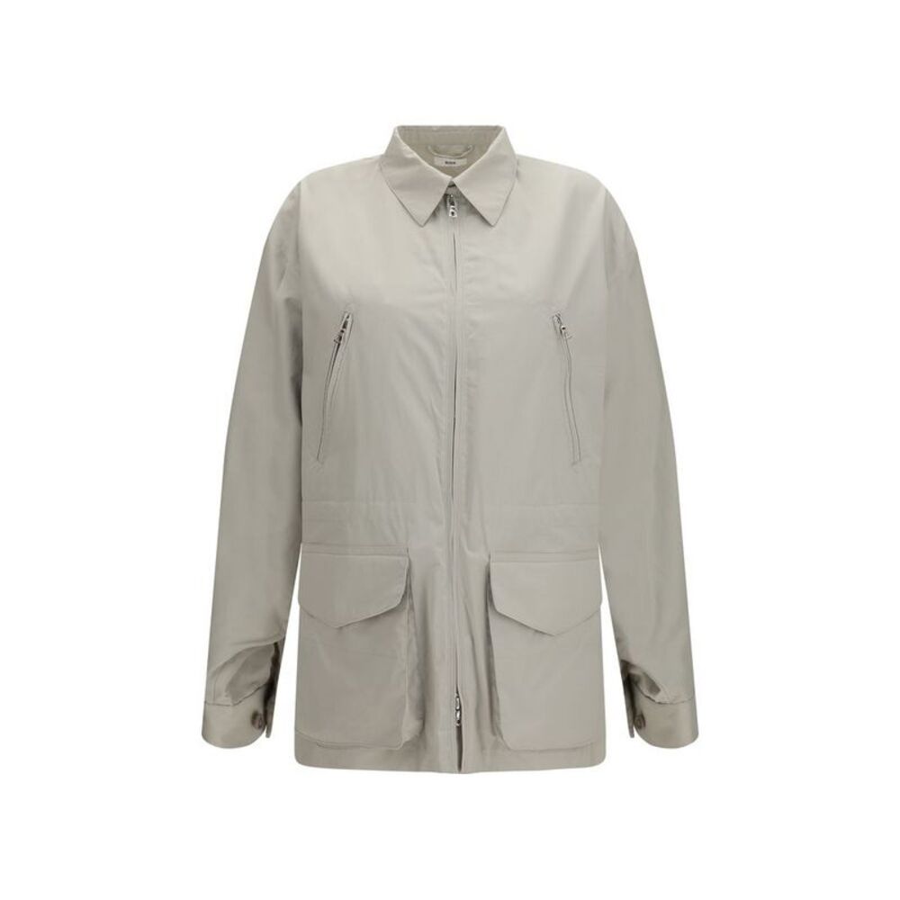 RIER Gray Cotton Shell Women's Jacket
